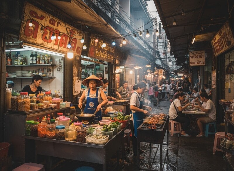 Warum lieben Thailänder Garküchen